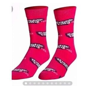 Bubble Yum Fun Novelty Crew Length Socks Men's Size 6-12 Odd Sox
